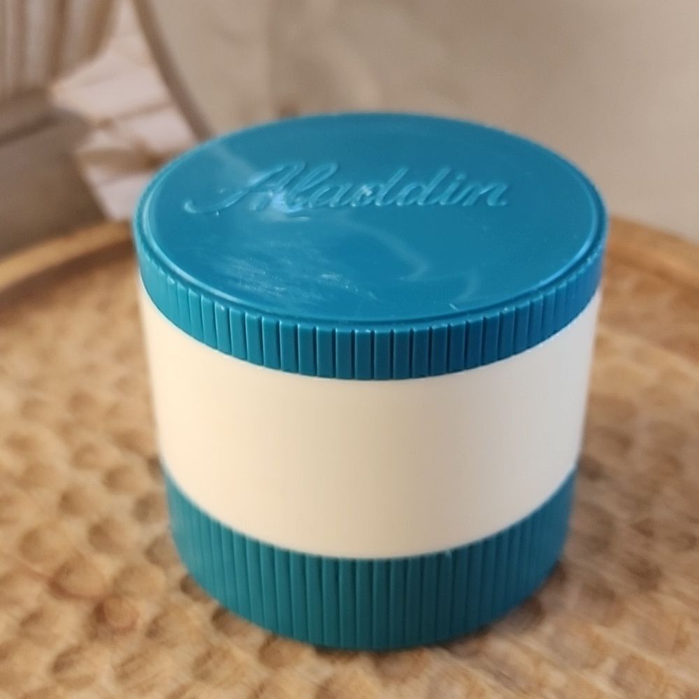 Retro Vintage Aladdin Thermos Jar with Freezable Lid